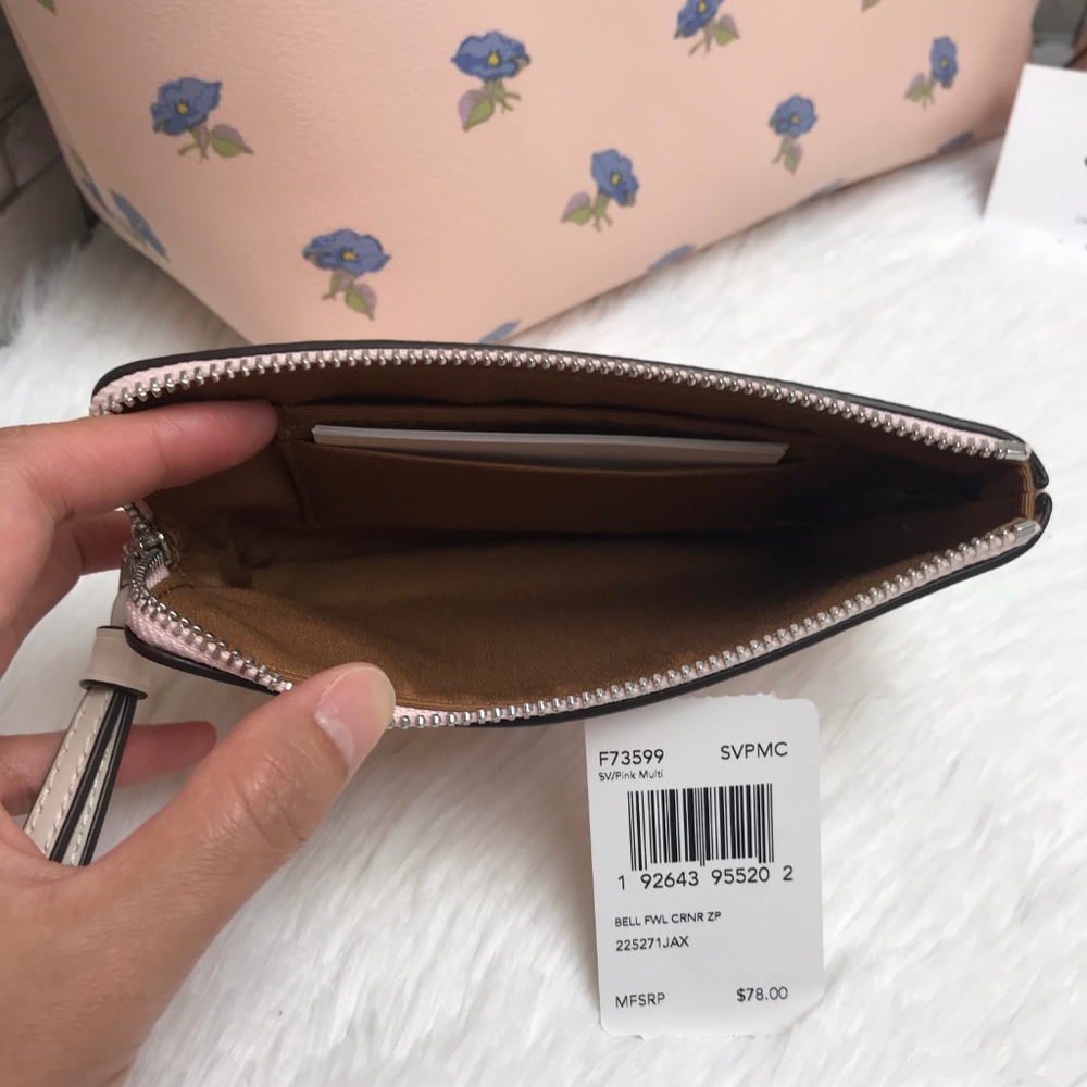 👜COACH🌺CITY ZIP TOTE & WRISTLET - Picture 5 of 8